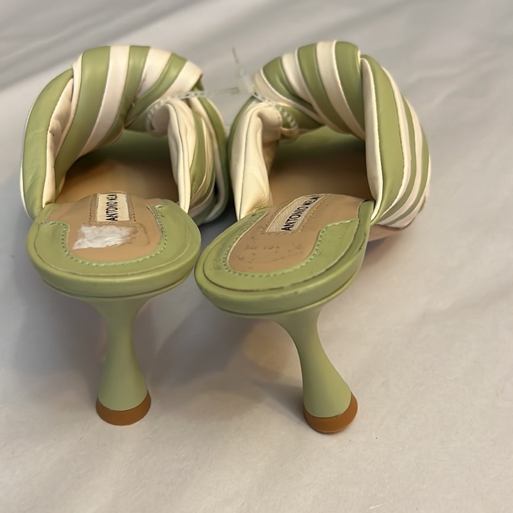 Antonio Melani Joelie Leather Slip-On Dress Sandals - Picture 8 of 11